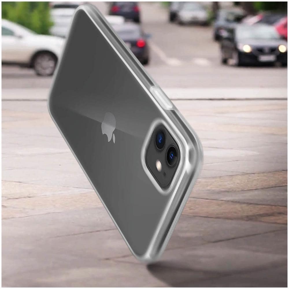 Cover Apple Iphone 11 Silicone Fronte Retro Trasparente - Foto 5