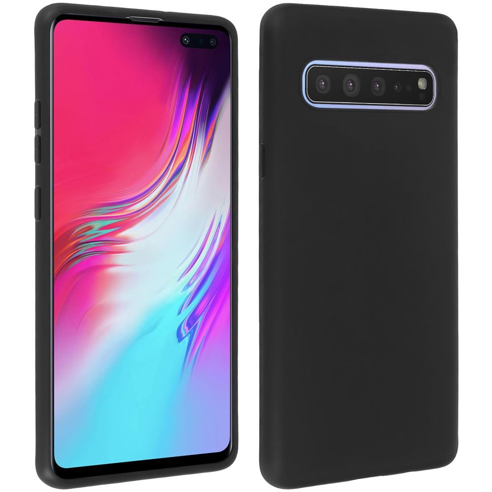 Cover Samsung Galaxy S10 5g Silicone Antishock Nero - Foto 1