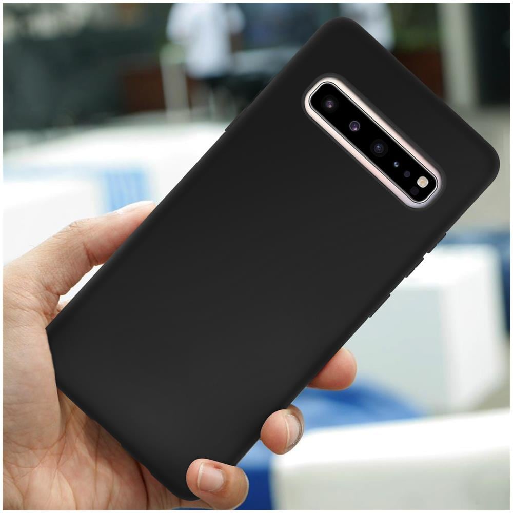 Cover Samsung Galaxy S10 5g Silicone Antishock Nero - Foto 5
