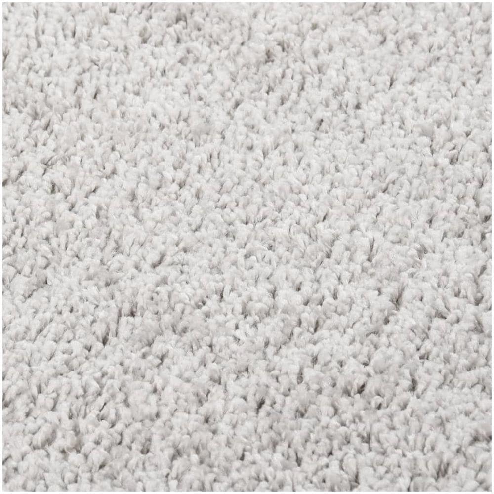 Tappeto Shaggy Grigio Chiaro 120x170 Cm Antiscivolo - Foto 2
