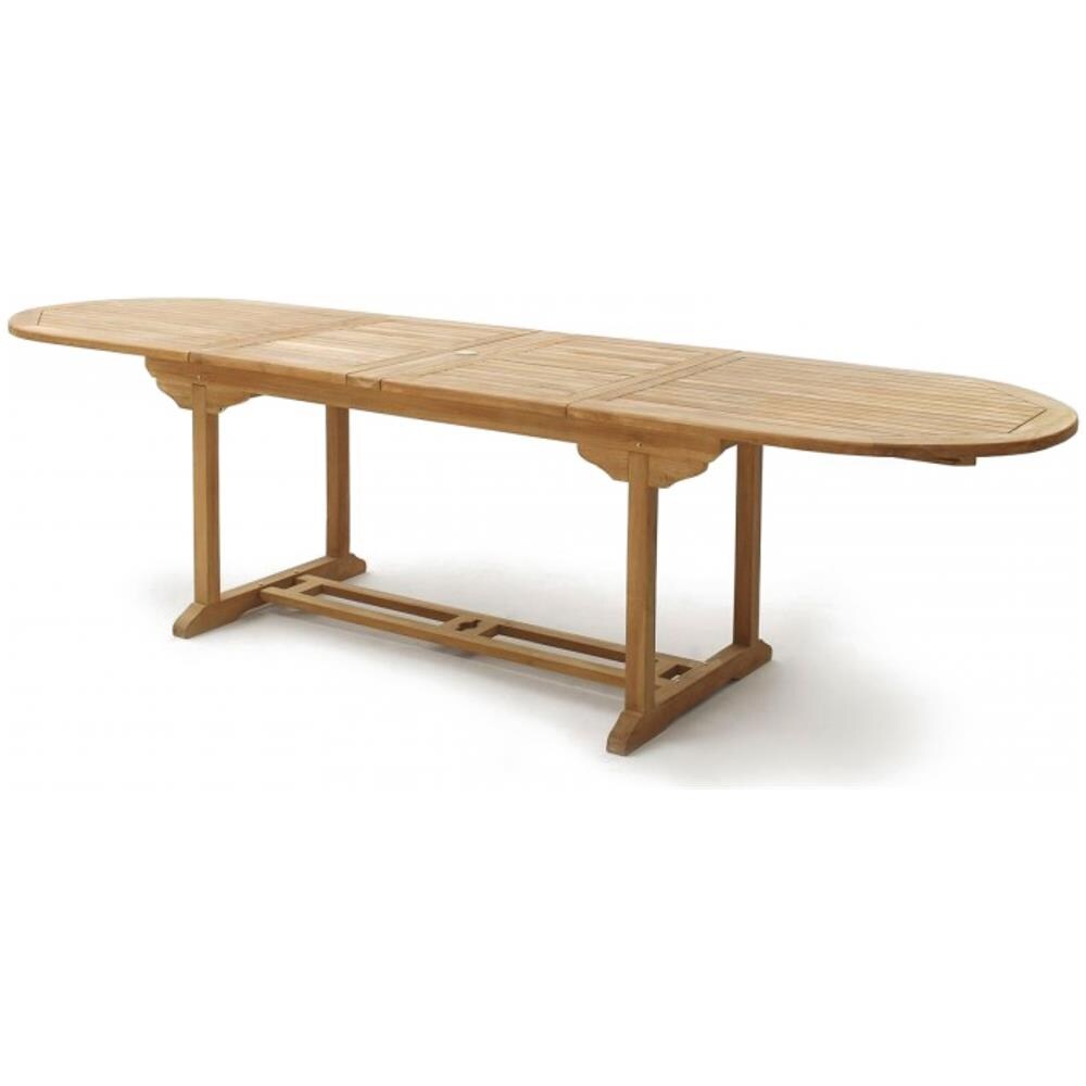 Tavolo Da Giardino Ovale E 10 Sedie In Teak Kajang - Foto 2