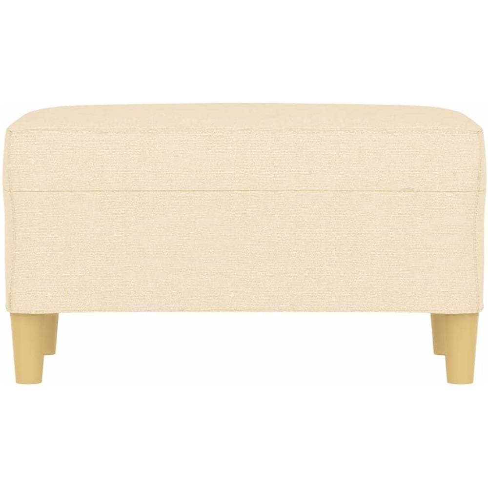 Panca Crema 70x35x41 Cm In Tessuto - Foto 4