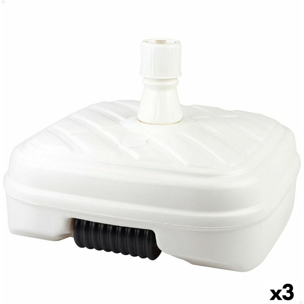 Base Per Ombrellone Aktive 56 X 40 X 56 Cm Bianco Plastica (3 Unità) - Foto 1