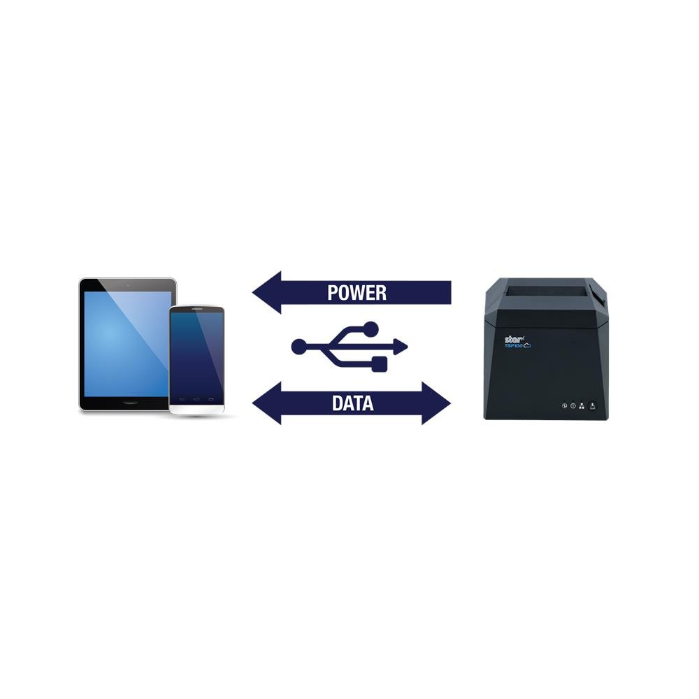 Stampante POS Micronics TSP143IV UEWB GY E+U Termica Diretta 250 mm /s Con Cavo e Senza Cavo Colore Grigio - Foto 4