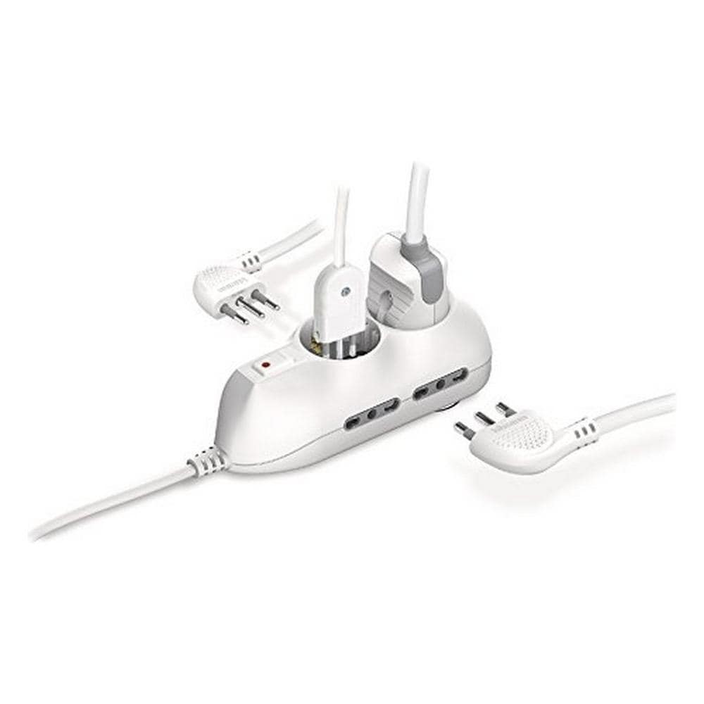 Multipresa a 4 Prese Colore Bianco   - Foto 2