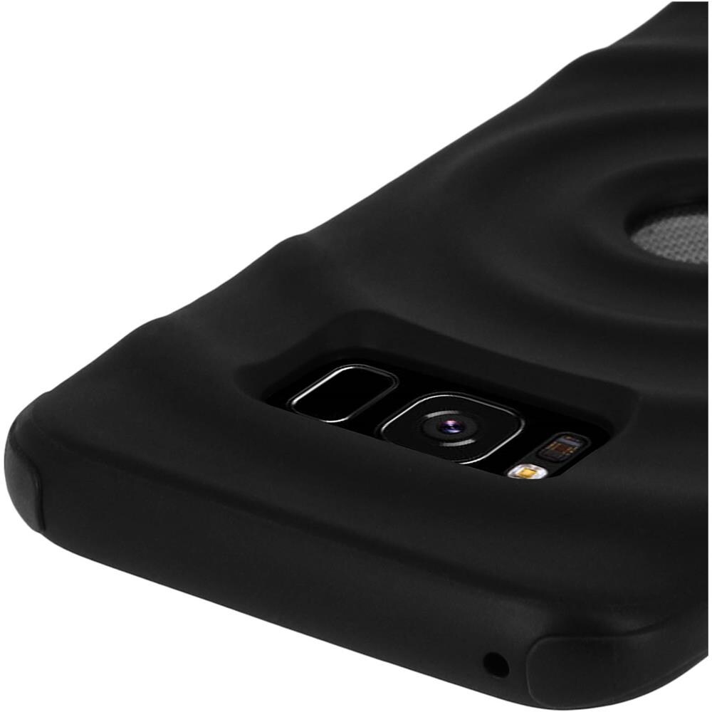 Cover Galaxy S8 Rinforzata Kevlar Force Case Ultimate Silicone Antishock - Nero - Foto 4