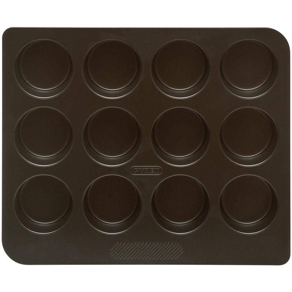 Stampo Per 12 Muffin In Metallo Antiaderente Nero - Foto 2