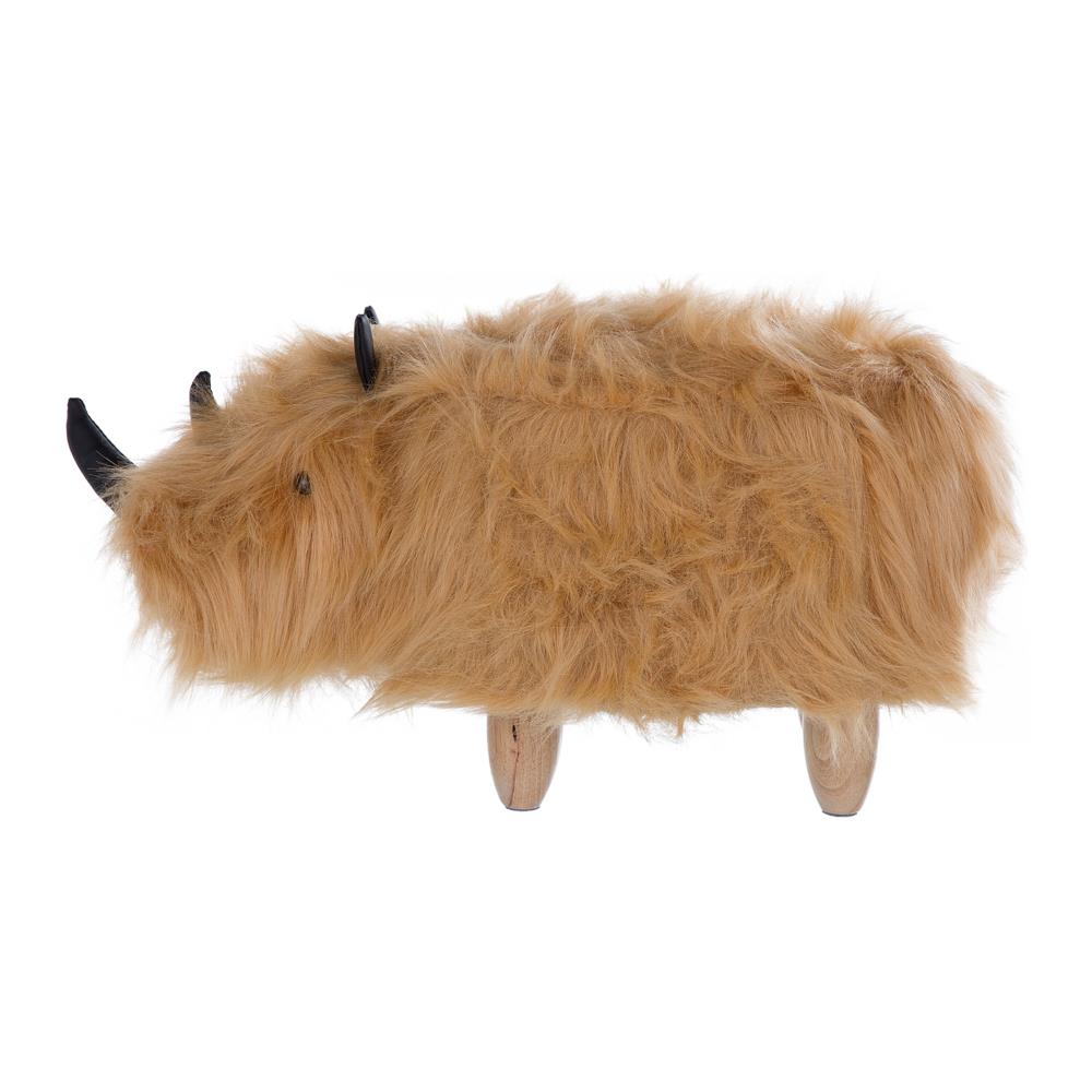 Pouf Animaletto Peloso Colore Beige Woolly - Foto 2