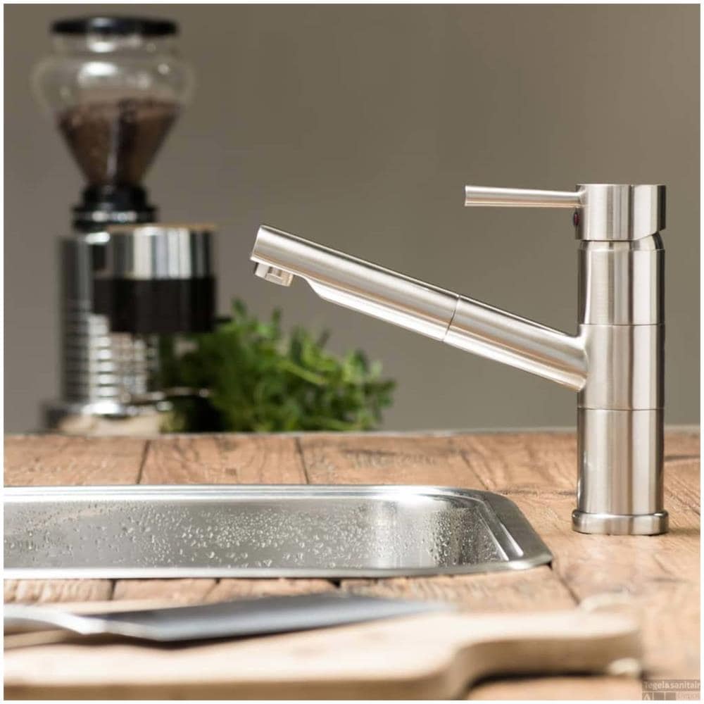 Miscelatore Lavandino UNICORN Colore Acciaio Inox - Foto 1