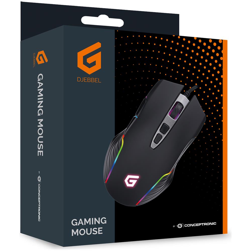 Mouse Gaming Laser 7 Tasti 7200 DPI Colore Nero - Foto 4