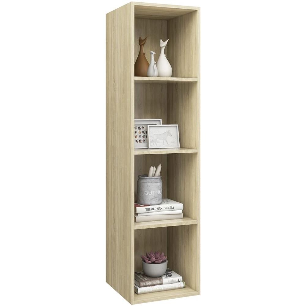 Mobile TV Parete Rovere Sonoma 37x37x142,5cm Legno Multistrato - Foto 2