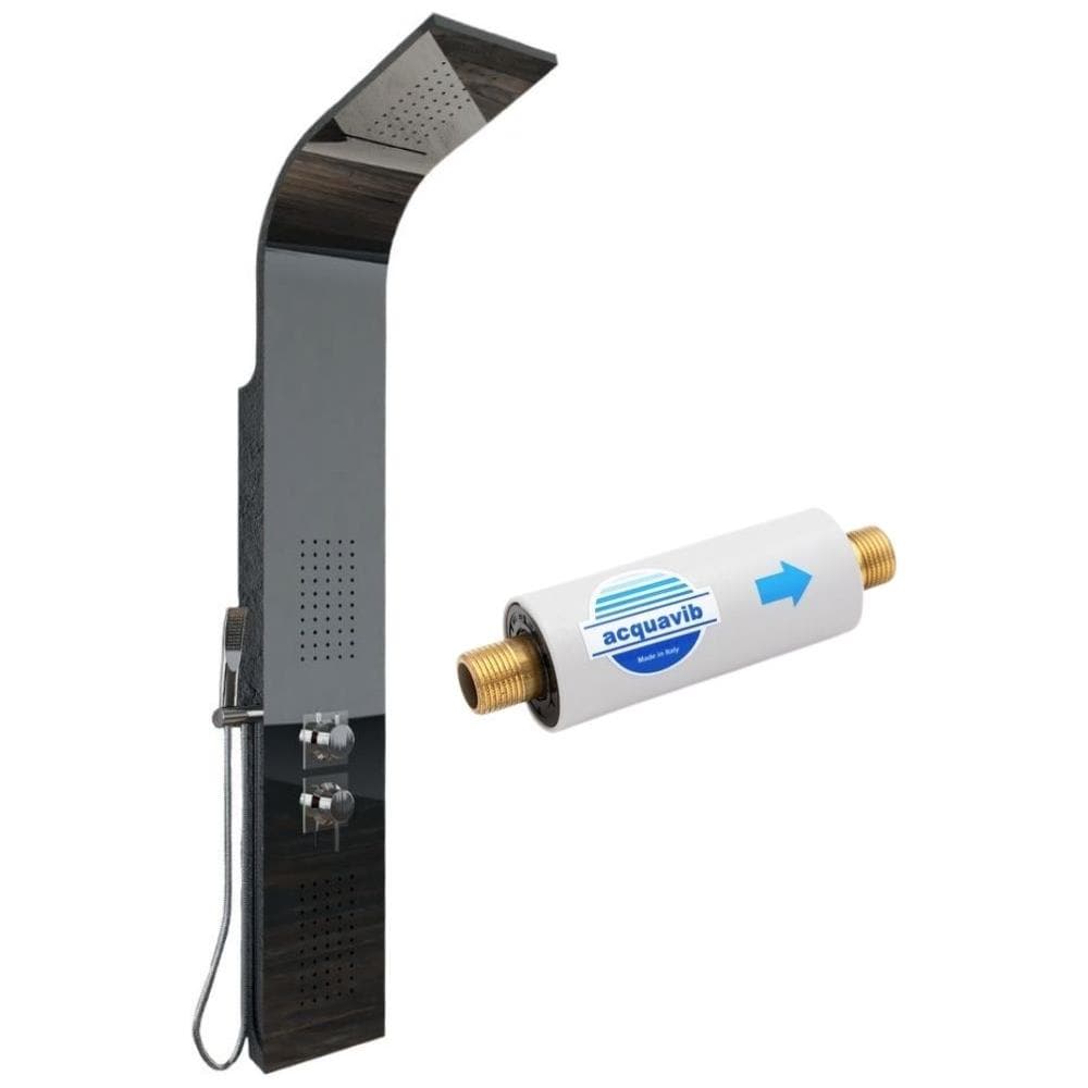 Colonna Doccia Jungle 4 Funzioni Acciaio Inox Anticalcare Getto A Cascata - Foto 1