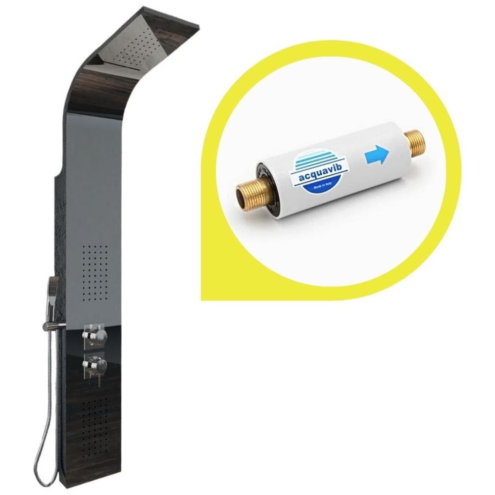 Colonna Doccia Jungle 4 Funzioni Acciaio Inox Anticalcare Getto A Cascata - Foto 2