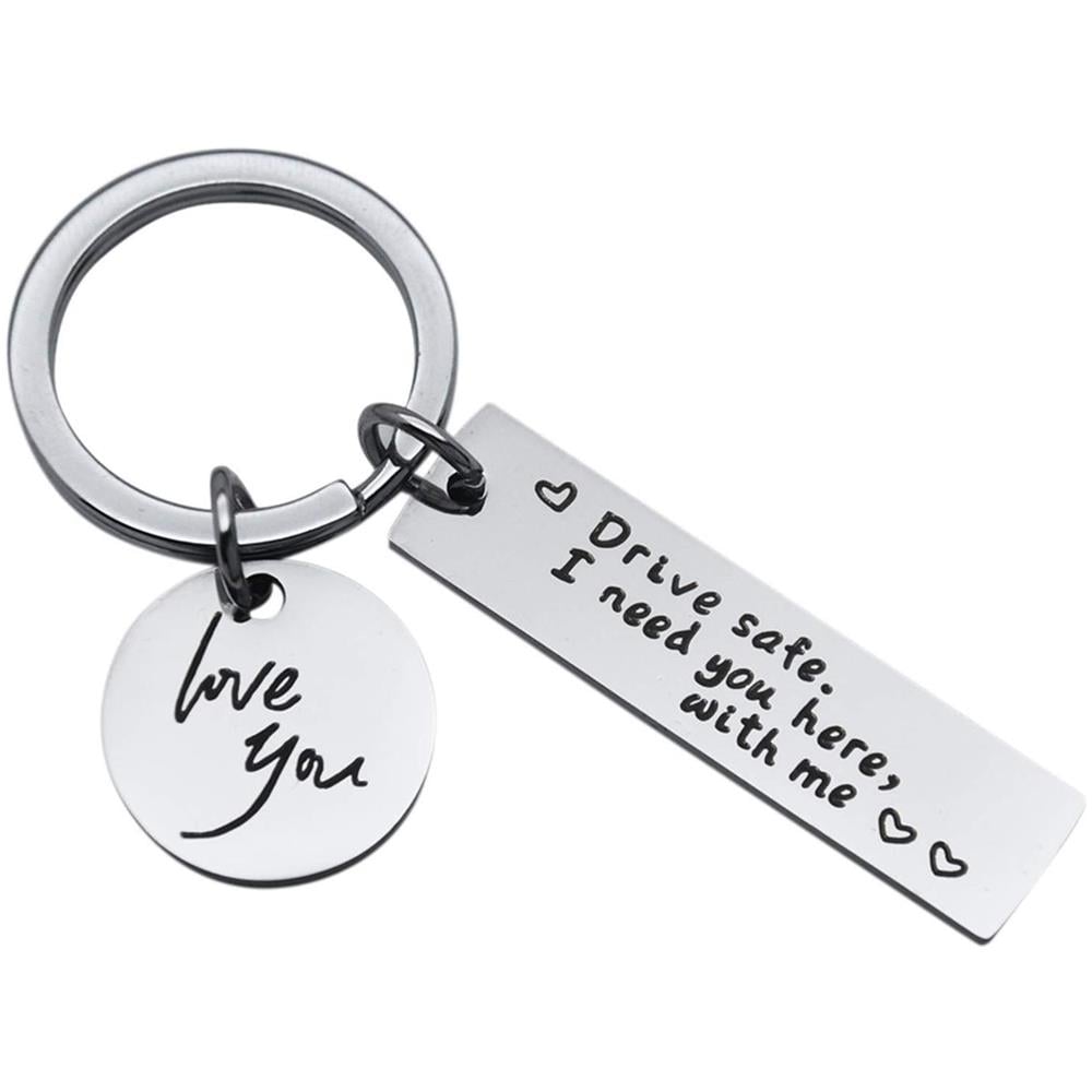 Portachiavi ""drive Safe"" In Acciaio Inox Argento 1-pack - Foto 1