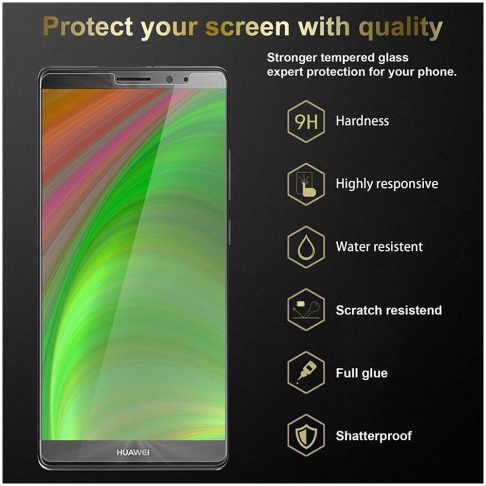 3x Pellicola Di Armatura Compatibile Con Huawei Mate 8 In Elevata Trasparenza - 3x Vetro Temperato (tempered) Di Protezione Del Display In Durezza 9h Con 3d Touch - Foto 2