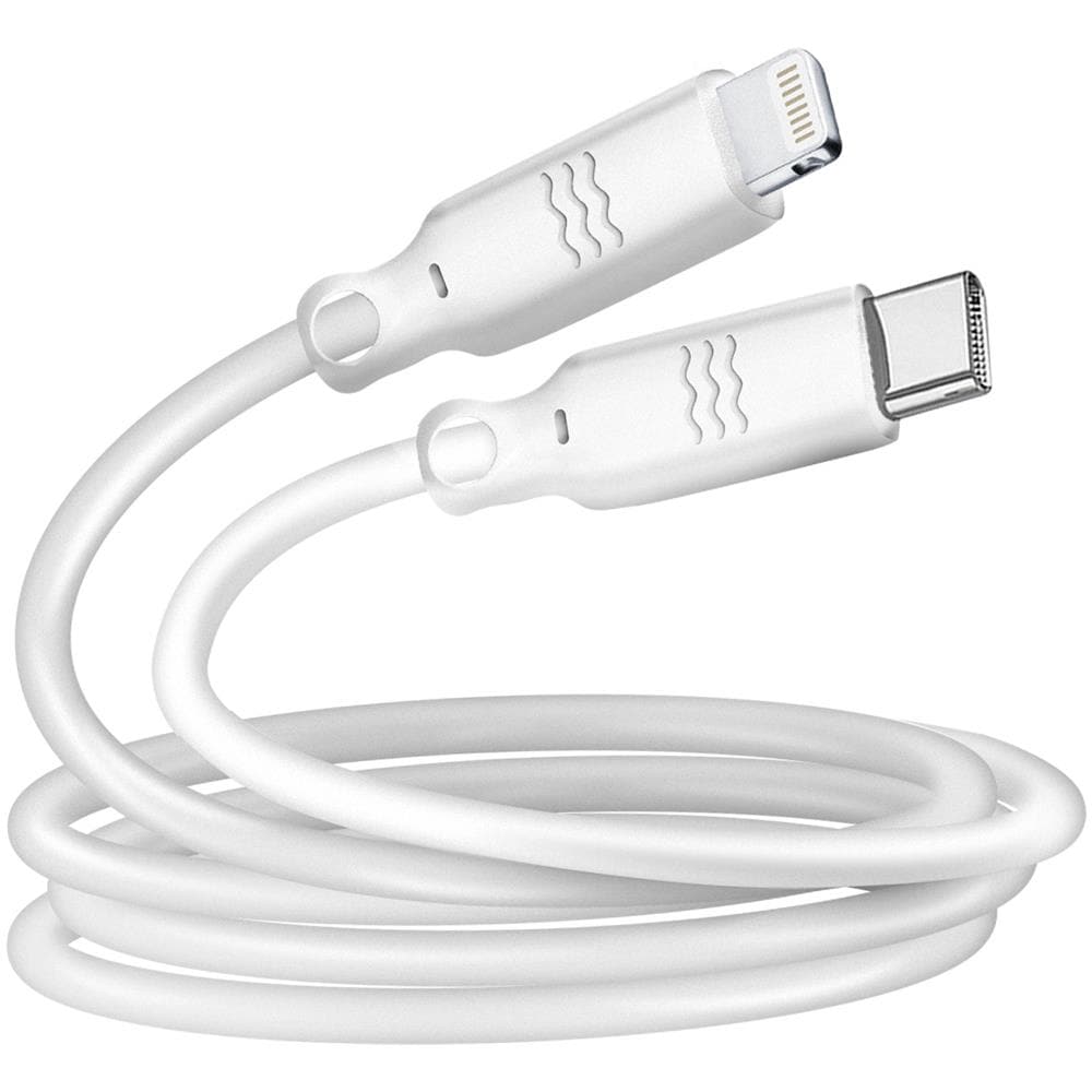 Cavo Riciclabile Da Usb-c A Lightning 2m Potenza 3a Just Green - Bianco - Foto 1