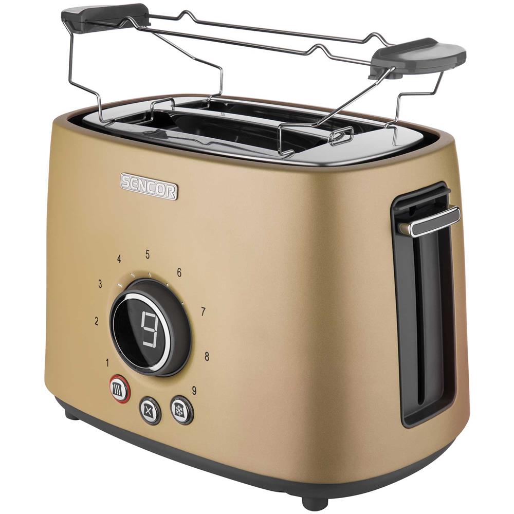 Tostapane Digitale STS 6057CH 2 Fette Potenza 1000 Watt Colore Champagne - Foto 2