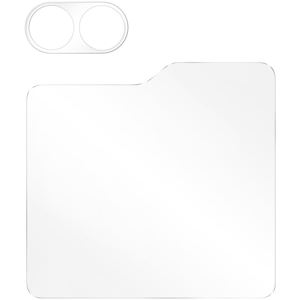 Vetro Temperato Schermo Posteriore + Fotocamera Per Galaxy Z Flip5 - Foto 1