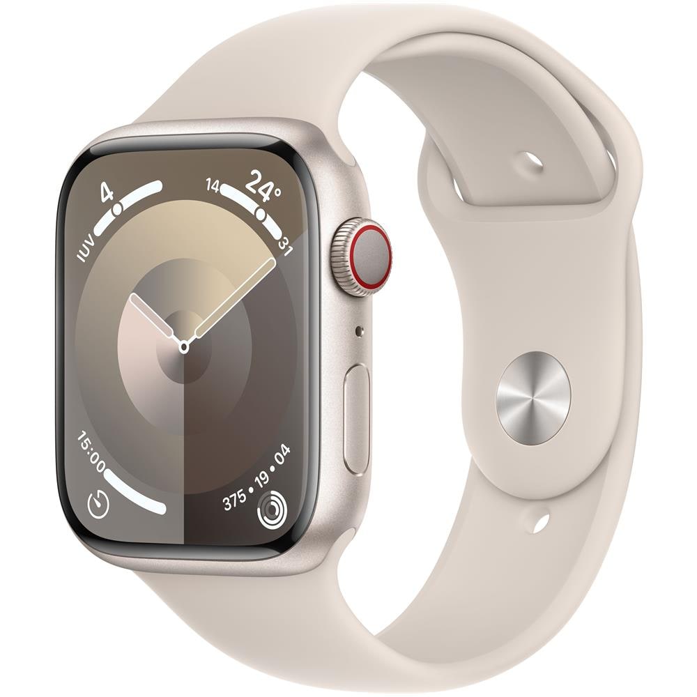 Watch Series 9 GPS + Cellular Cassa 45mm in Alluminio Galassia con Cinturino Sport Galassia - M /L - Foto 1