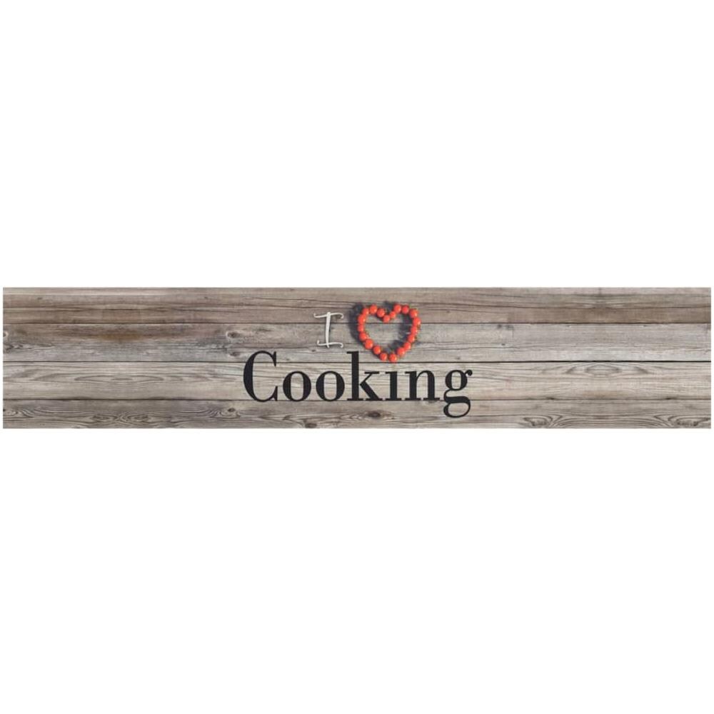 Tappeto Da Cucina Lavabile Grigio Cucinare 60x300 Cm Velluto - Foto 2