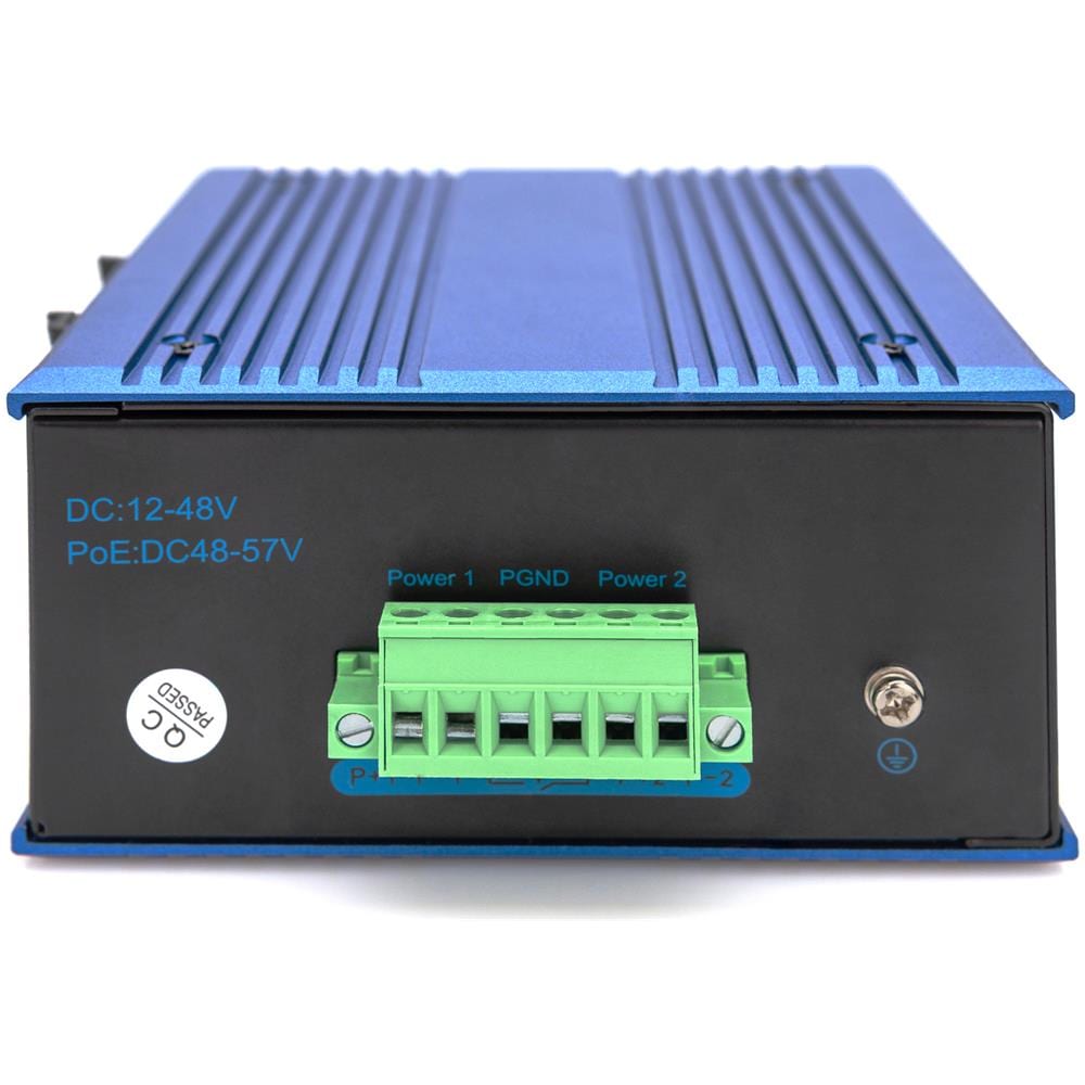 Switch PoE industriale da 8 porte 10/100Base-TX (PoE) a 100Base-FX - Foto 5