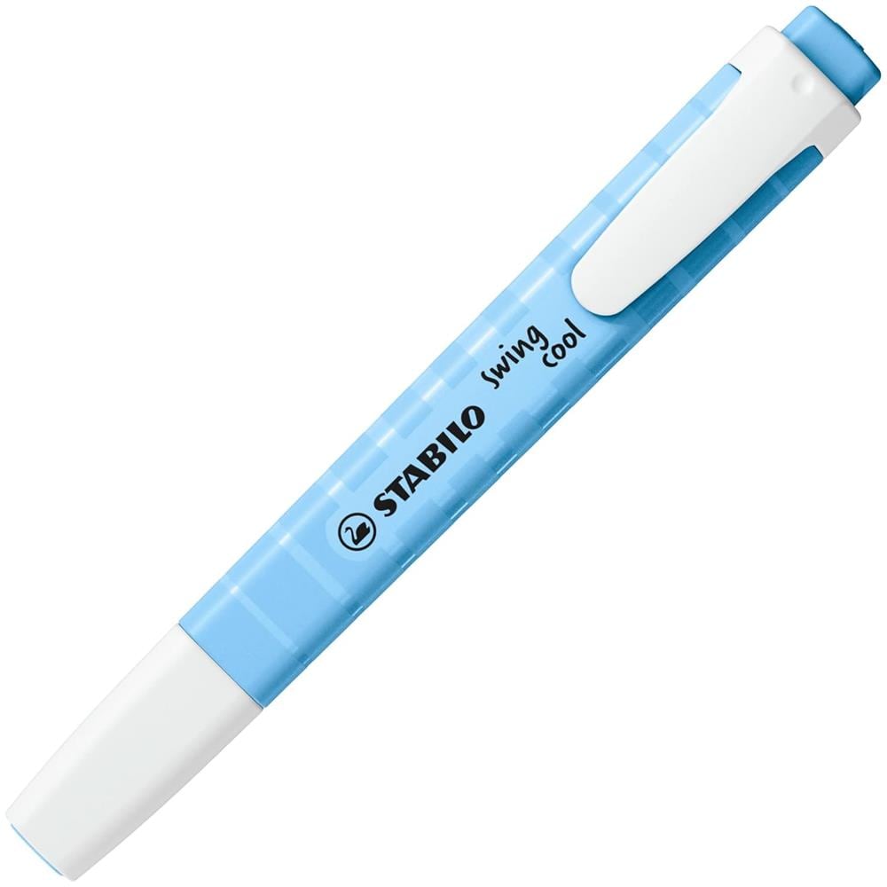swing cool Pastel - Evidenziatore - Confezione da 10 - Azzurro Cielo - Foto 2