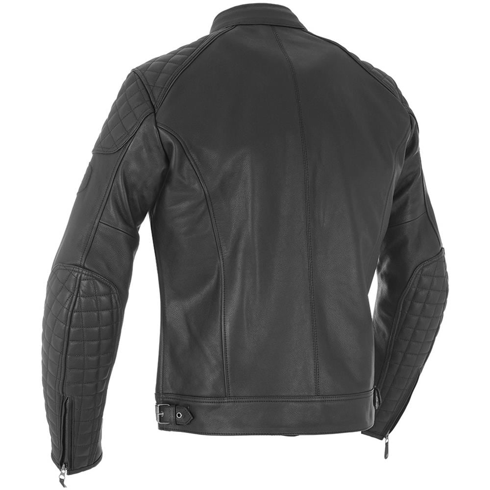 Giacca Moto In Pelle Hampton Nero (s, Nero) - Foto 2