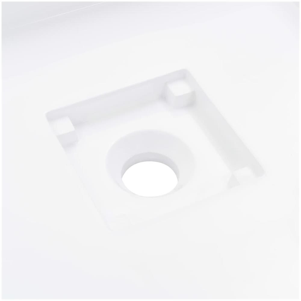 Lavandino 50x50x12,3 Cm Blocco In Marmo / minerale Bianco - Foto 8