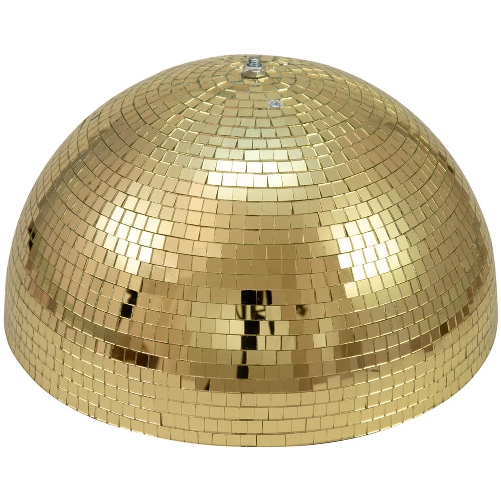 Half Mirror Ball 40cm Gold Motorized - Foto 1