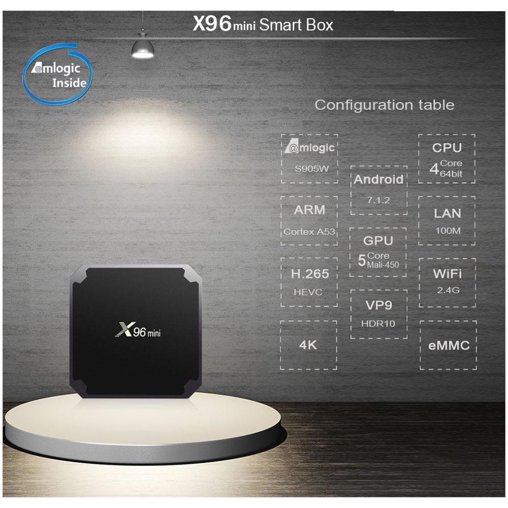 X96 Mini Scatola Smart Tv Android 9.0 [1g-8g-tastiera / Spina Americana] - Foto 2