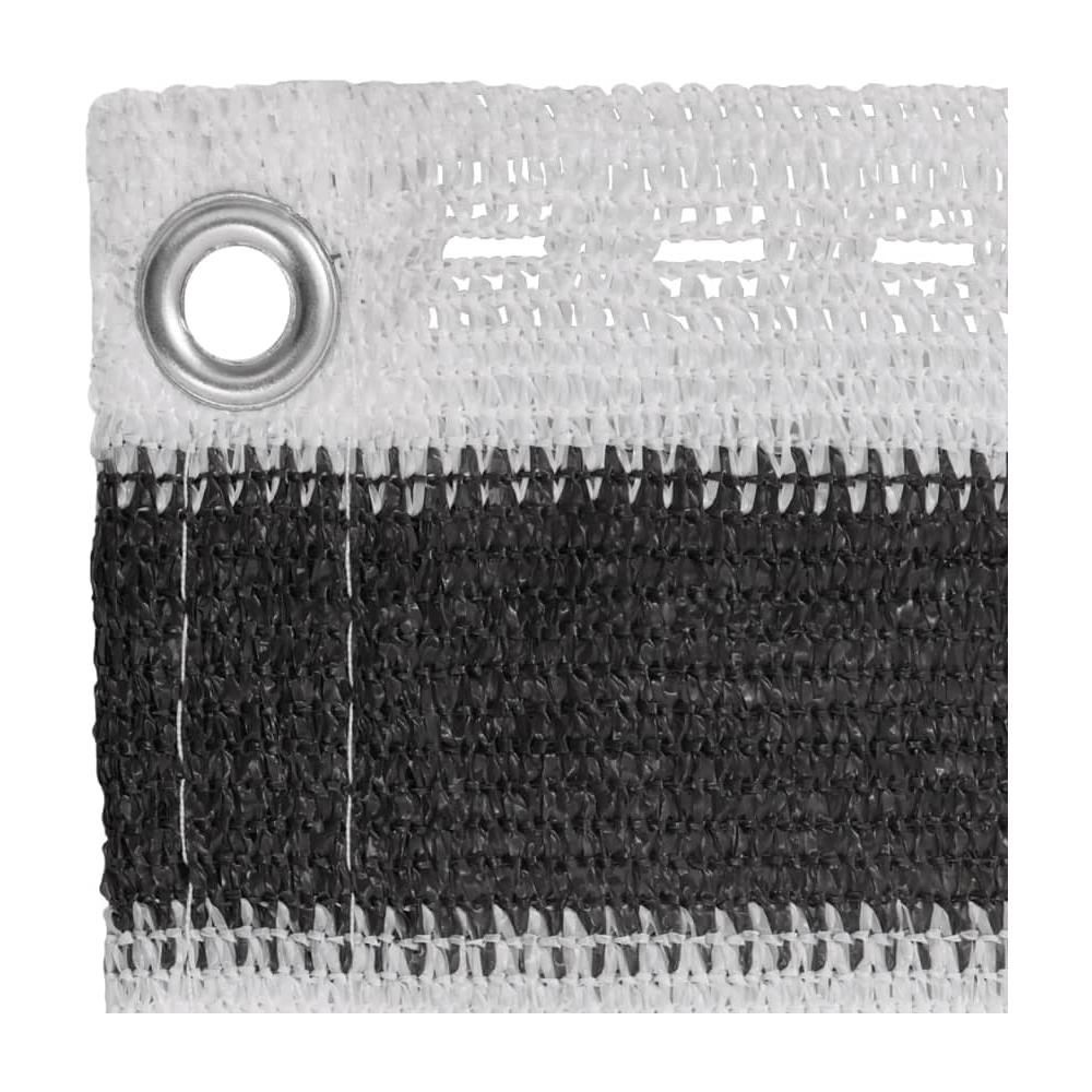 Paravento da Balcone HDPE 120x500 cm Antracite e Bianco - Foto 2