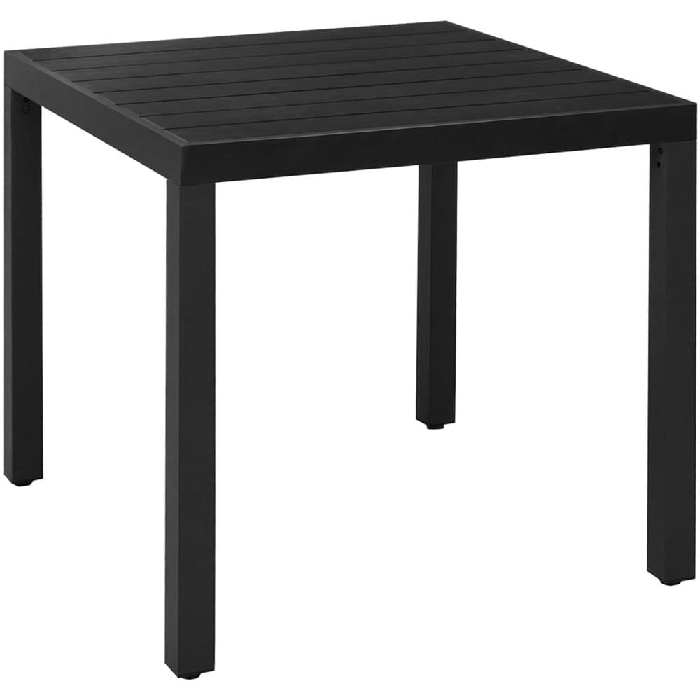 Set Da Pranzo Da Giardino 5 Pz Nero - Foto 8