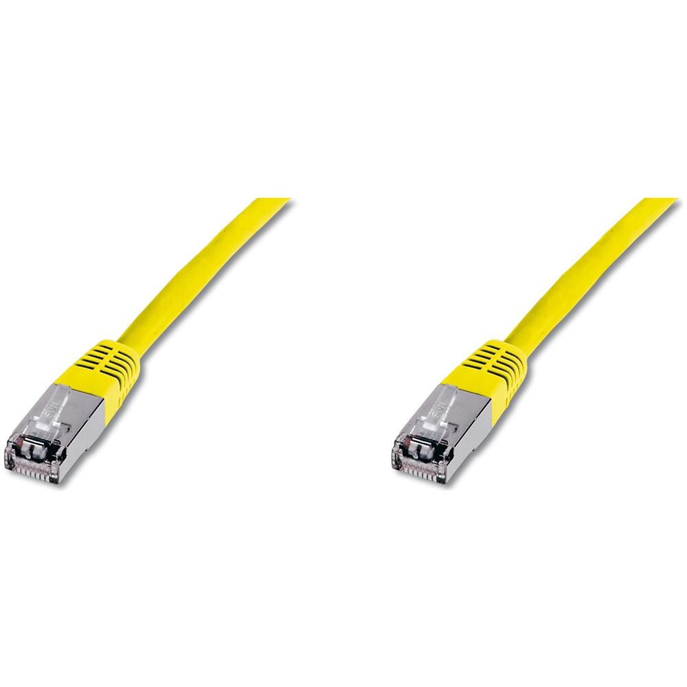 Patch Cable, FTP, CAT5E 1.0m, 1m, Giallo, CAT5e - Foto 2