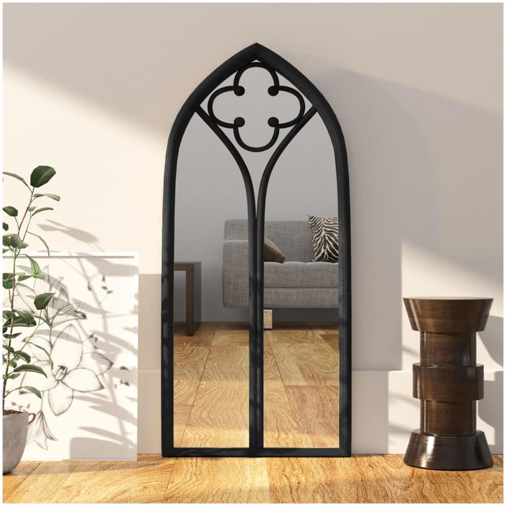 Specchio Nero 100x45 Cm Ferro Per Uso Interno - Foto 1