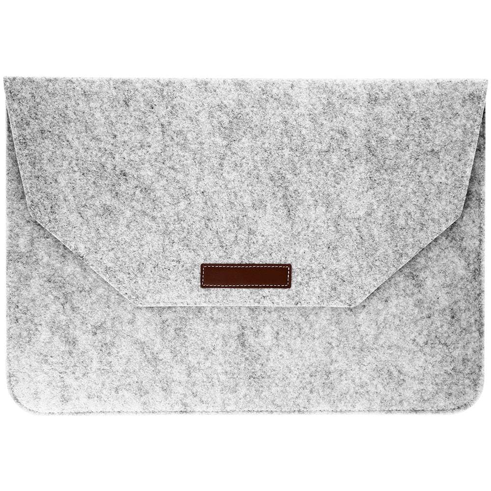 Pochette Tablet / Pc 13 Pollici In Feltro Interno Soft Touch Grigia - Foto 1