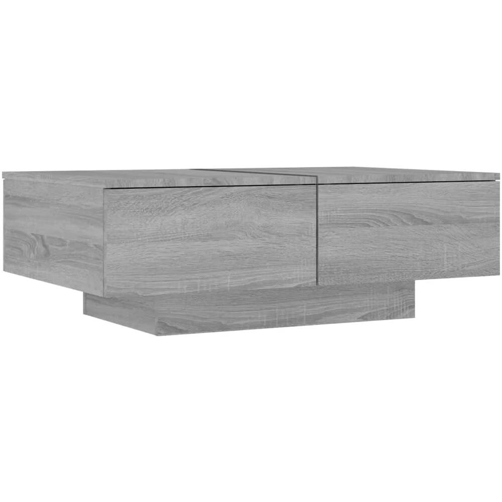 Tavolino Da Salotto Grigio Sonoma 90x60x31 Cm Legno Multistrato - Foto 1