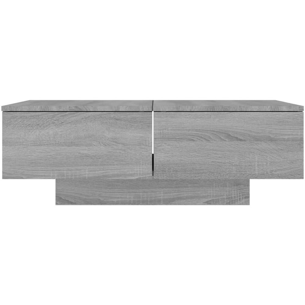 Tavolino Da Salotto Grigio Sonoma 90x60x31 Cm Legno Multistrato - Foto 2