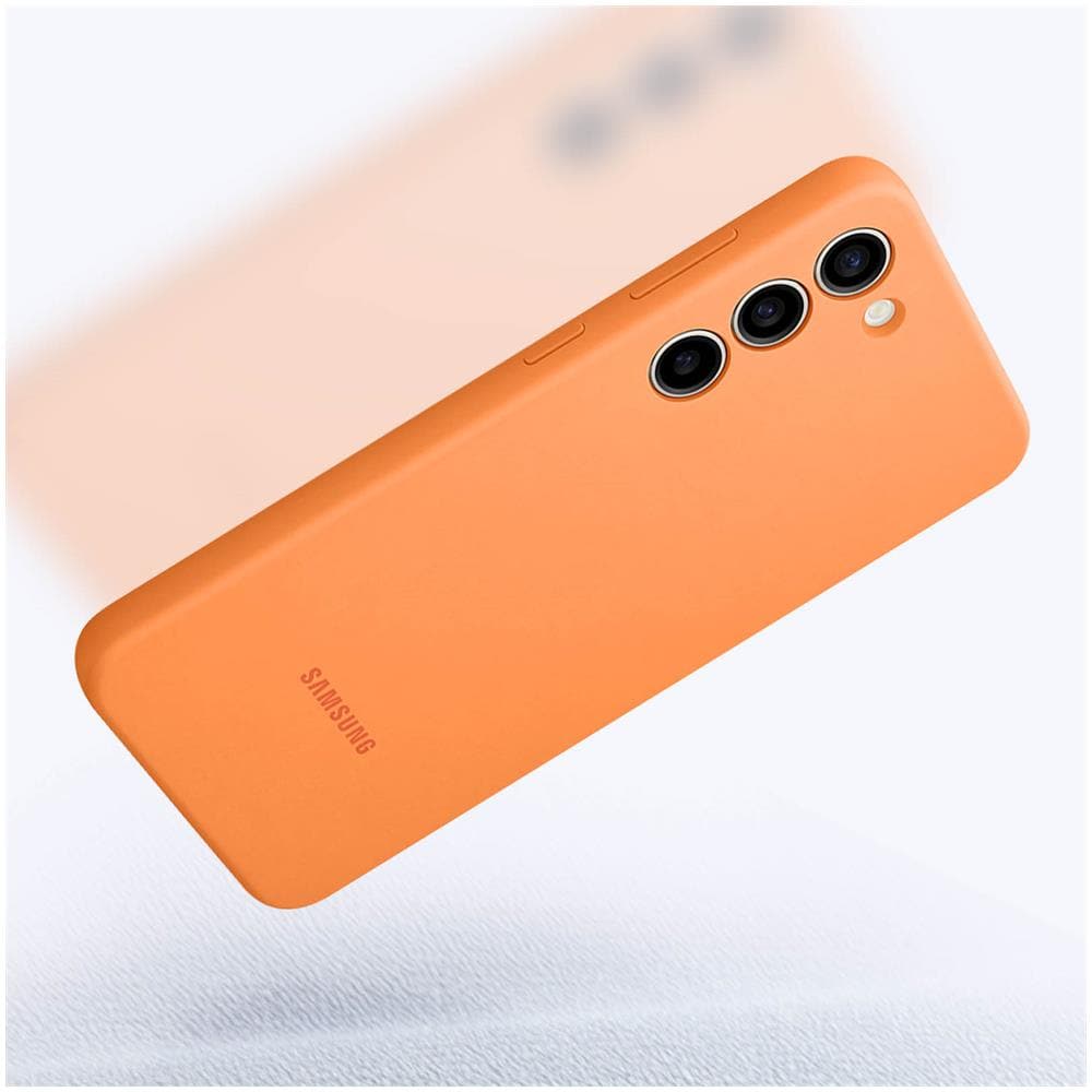 Cover Galaxy S23 Plus Soft-touch Originale Silicone Case Orange - Foto 10