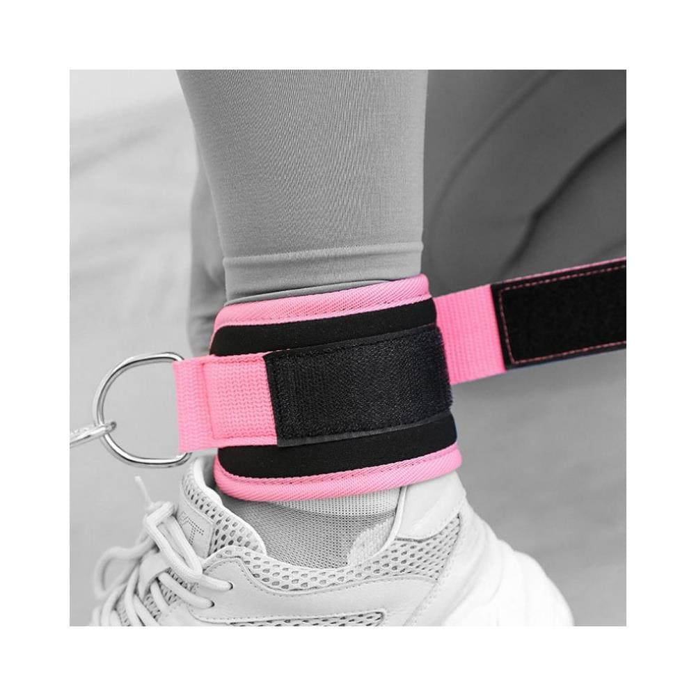Cinturino Alla Caviglia Per L'allenamento Della Forza Con Macchine Via Cavo Pink - Foto 5