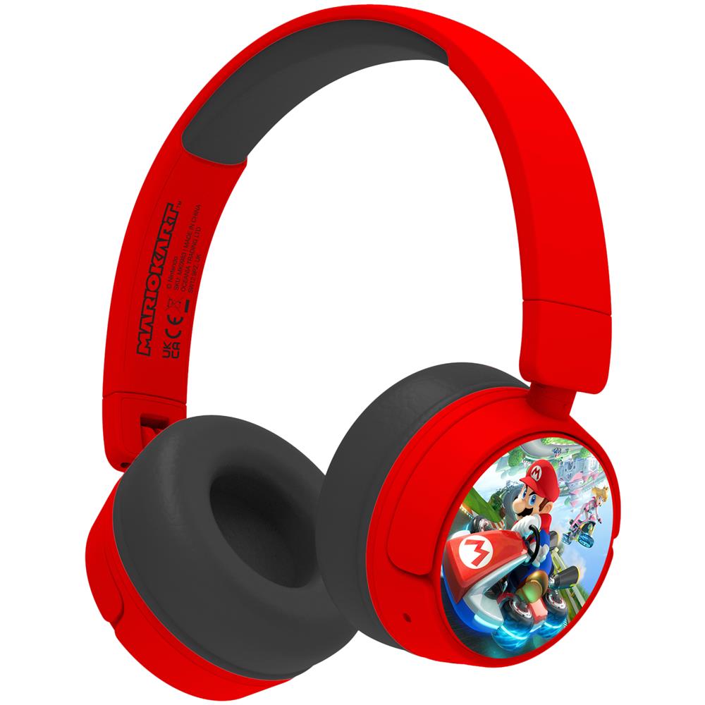 Super Mario Mario Kart Auricolare Con cavo e senza cavo A Padiglione Giocare Bluetooth Rosso - Foto 1