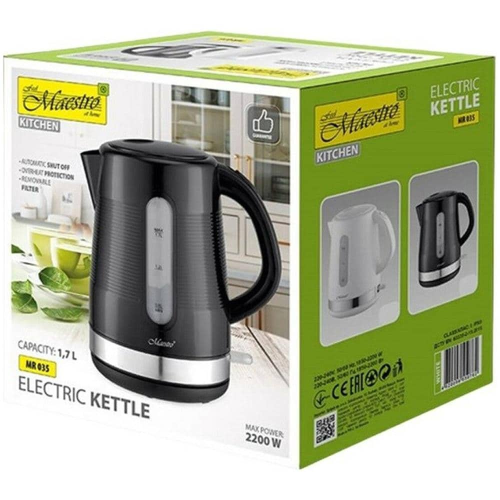 Bollitore Elettrico 1,7 L Mr-035-nero - Foto 4