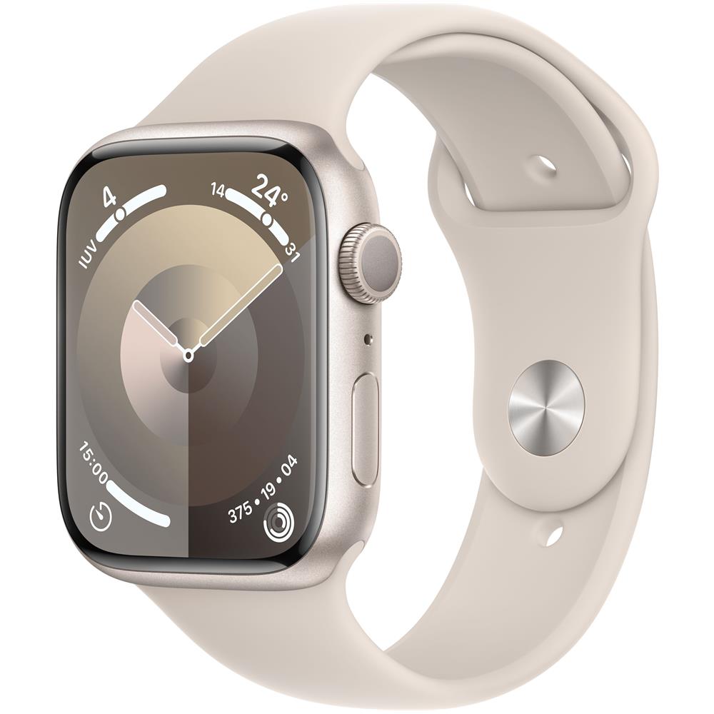 Watch Series 9 GPS Cassa 45mm in Alluminio Galassia con Cinturino Sport Galassia - M /L - Foto 2