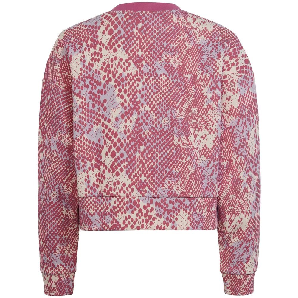 Felpa Bambina Future Icons Allover Print - Foto 2