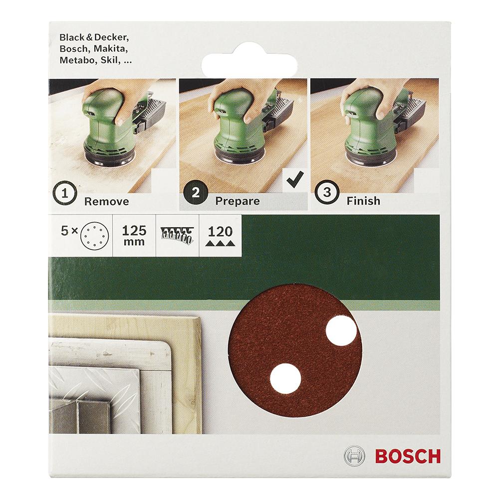 5 Fogli Rotolorbitale D125 Fori Velcro G80 - Foto 2