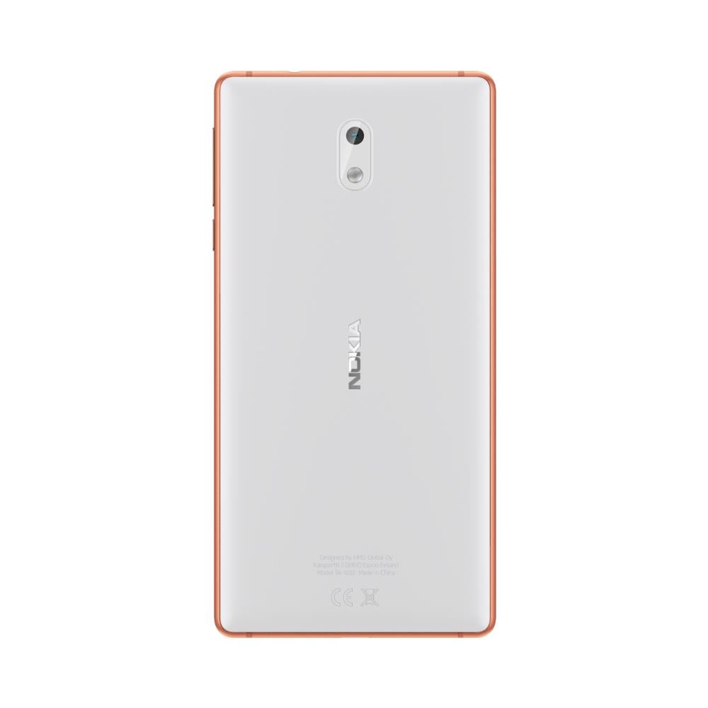 N3 16 GB 4G / LTE Dual Sim Display 5" HD Slot Micro SD Fotocamera 8 Mpx Android Italia Bianco / Rame - Foto 2