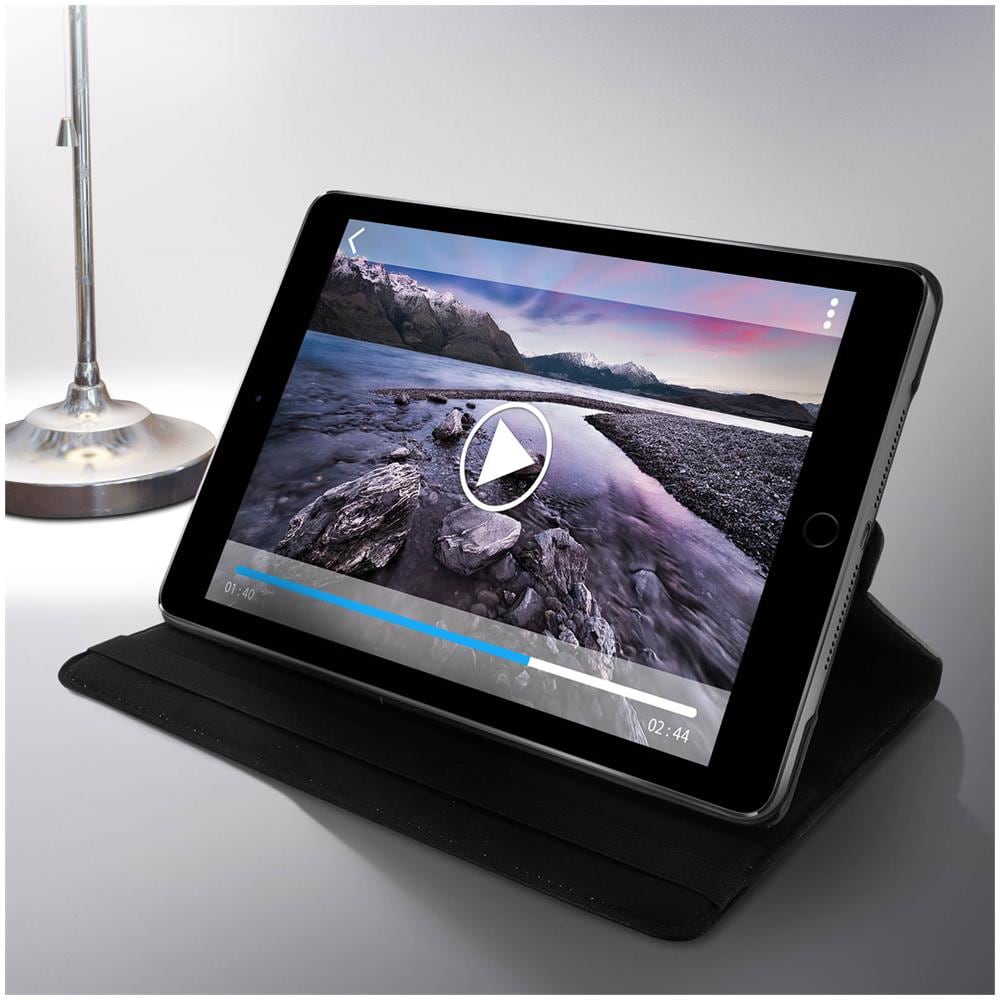 Custodia Stand Girevole 360° Per Apple Ipad Pro 10.5 - Nera - Foto 2