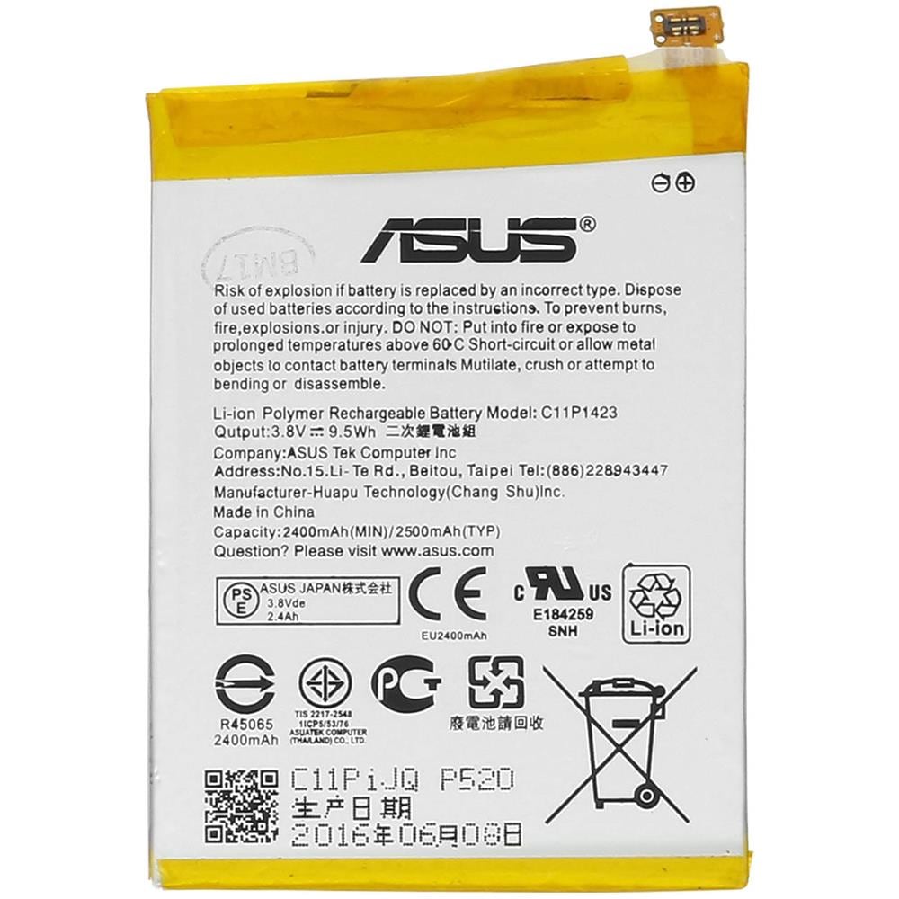 Batteria Interna Originale Asus Zenfone 2 5.0 Ze500cl Ricambio C11p1423 2500ma - Foto 5