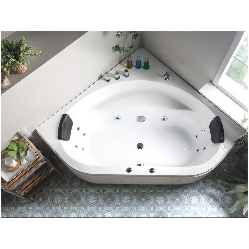 Vasca Da Bagno Idromassaggio Angolare Bianca Meves - Foto 1
