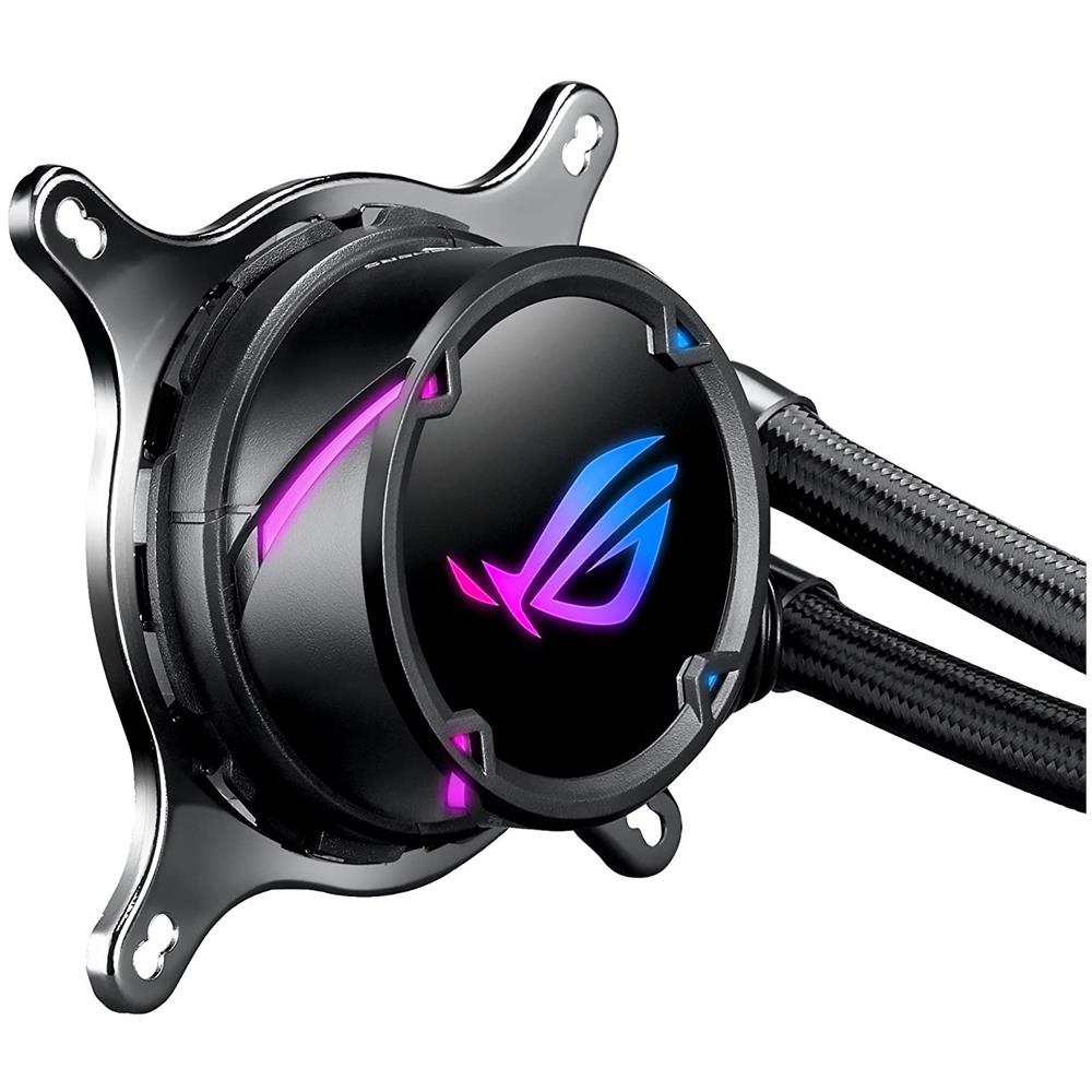 Dissipatore CPU a Liquido ROG Strix LC 120 RGB per Socket Intel LGA 1150/LGA 1151/LGA 1155/LGA 1156/LGA 1366/LGA 2011/LGA 2011-v3/LGA 2066 e Socket AMD AM4/TR4 - Foto 2