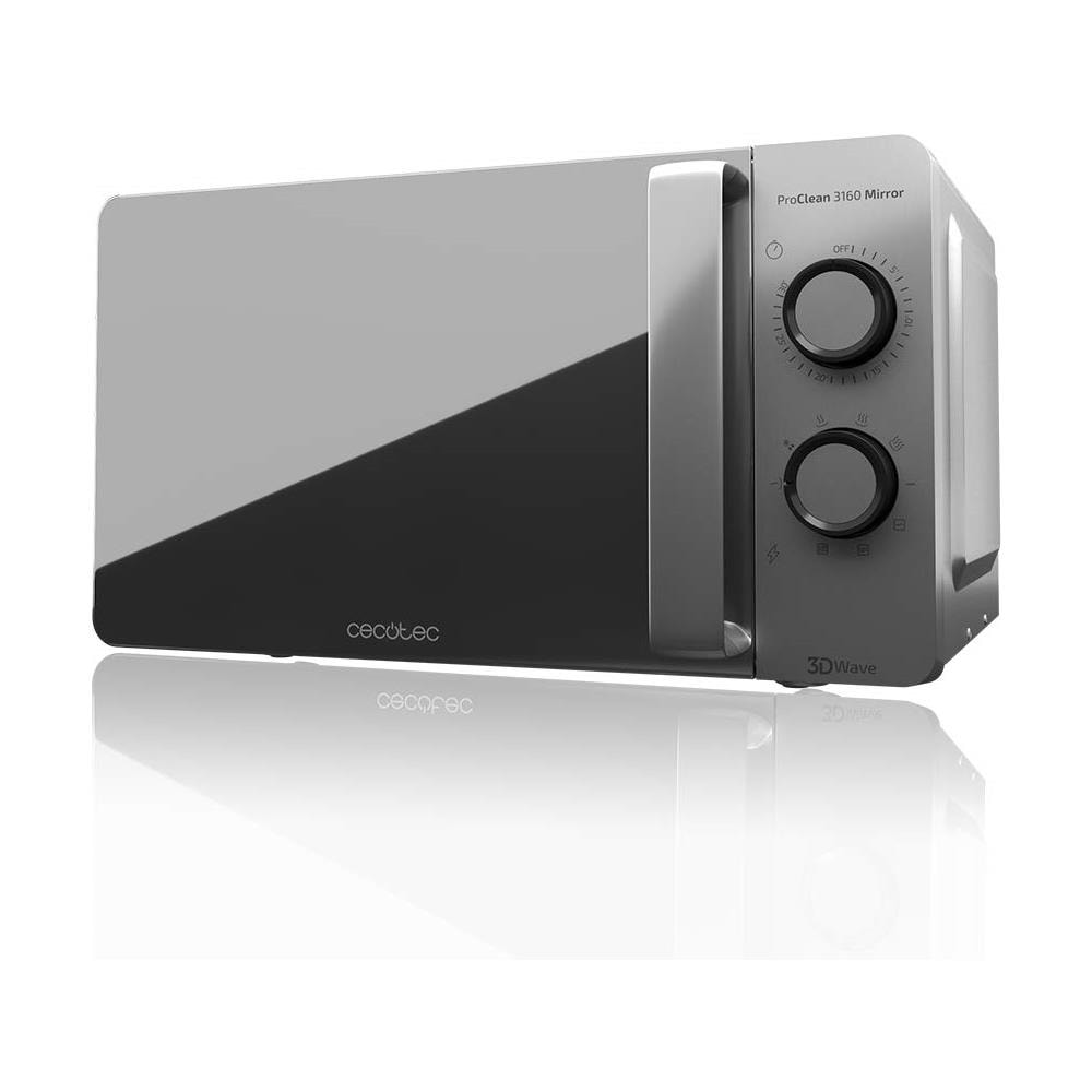 PROCLEAN 3160 Mirror Forno Microonde con Grill Capacità 20 Litri Potenza 700 Watt Colore Argento - Foto 2